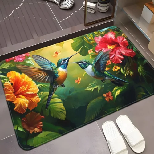 Soft Microfiber Non-Slip Area Rug for Home & Hotel Use