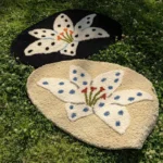 Ins Wind Plant Flowers Carpet Bedroom Rug Home Living Room Sofa Rugs Bath Entrance Tufted Floor Mat Girl Bedside Blanket