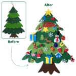DIY Felt Christmas Tree Kit for Kids - Colorful 3 D Fun - Image 2