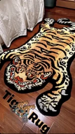 Customizable Anti-Slip Animal Print Area Rug for Home & Travel - Image 6