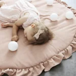 Newborn Baby Play Mats Toys Soft Cotton Round Crawling Pad Newborn Game Rugs Floor Carpet For Children Room Decor Photo Props - Image 3