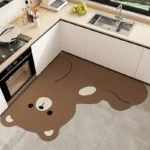 VIKAMA Cartoon Anti-Slip Mats for Kitchen & Bathroom Safety