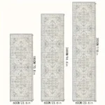 VIKAMA Bohemian Corridor Area Rug Crystal Velvet Long Rug for Living Room, Bedroom, Sunroom, Hardwood Floor Pad, Home Decoration - Image 3