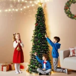 Telescopic 5 ft Christmas Tree - No-Maintenance Holiday Decor - Image 5