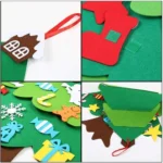 DIY Felt Christmas Tree Kit for Kids - Colorful 3 D Fun - Image 4