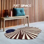 Elevate Your Space! Plush Nordic Geometric Washable Rug - Image 2