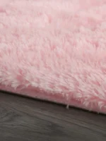 Super Soft Shaggy Carpet for Living Room Bedroom Fluffy Indoor Plush Area Rug Home Furry Floor Mats Kids Nursery Girls Pink Rug - Image 4