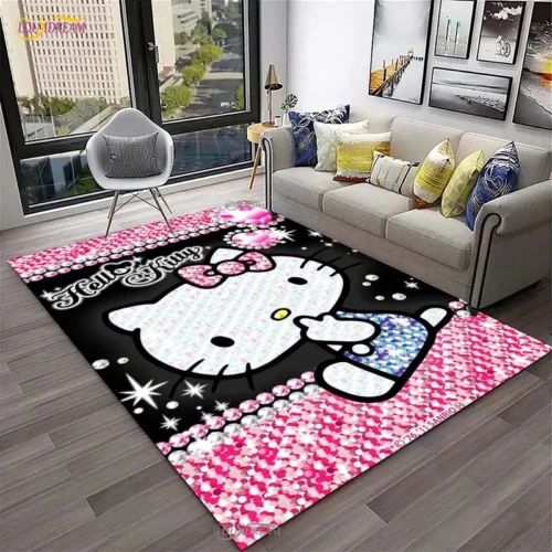 Customizable Animal-Patterned Waterproof Floor Mat for Home Use