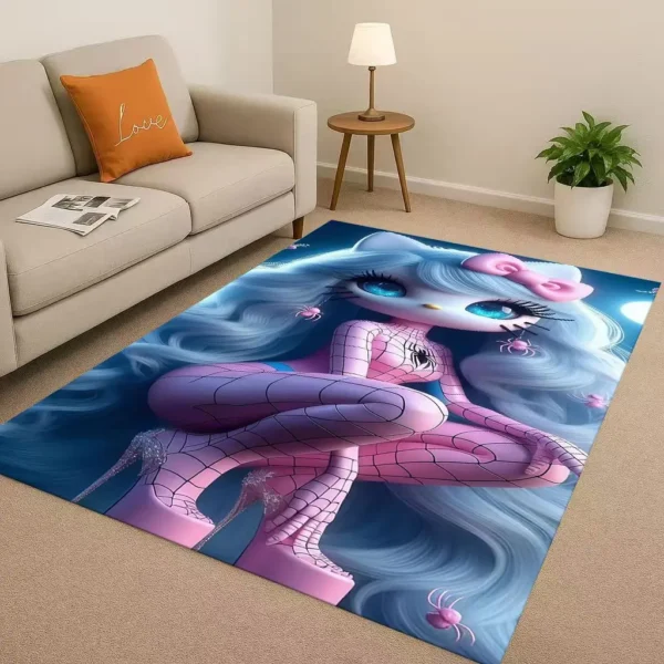Cozy Cartoon Rug - Non-Slip, Machine Washable Comfort