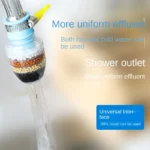 6 Layers Water Filter Tap Purifier Medical Stone Coconut Charcoal Nozzle For Faucet Kitchen Accessories Household Water Filter - Image 2