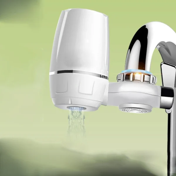 Tap Water Purifier Clean Kitchen Faucet Washable Ceramic Percolator Water Filter Filtro Rust Bacteria Removal Replacement Filte