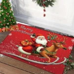 Elegant Anti-Slip Polyester Floor Mat for Home & Kitchen - Image 2