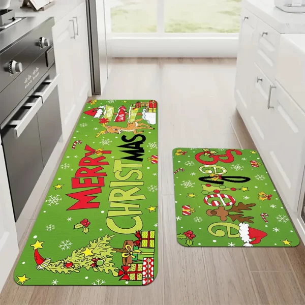 Elegant Anti-Slip Polyester Floor Mat for Home & Hotel Use