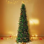 Telescopic 5 ft Christmas Tree - No-Maintenance Holiday Decor - Image 4
