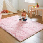 Kids' Soft Solid Acrylic Carpet - Easy Care, Plush Comfort - Image 3