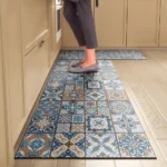 Carpet for Kitchen Floor Mat Crystal Velvet Waterproof Non-slip Long Rug Oil-proof Foot Mats Fashion Home Decoration Rugs 바닥 매트 - Image 3