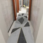 Elevate Your Hallway: Modern Geometric Washable Runner Rug - Image 6