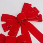 Festive Non-Woven Christmas Bows for Holiday Decor - Image 2