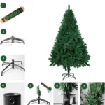 Lush PVC Christmas Tree - 0.9 m, 1.2 m, 1.5 m Options - Image 5
