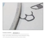 Cartoon Carpets for Living Room Cute Bedroom Decor Round Rugs Non-slip Chair Floor Mat Children's Room Bedside Carpet Study Rug - Image 6