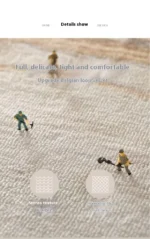 VIKAMA Study Chair Rug Anti-slip and Wear-resistant Floor Protection Pad Office Computer Chair Bedroom Floor Mat Home Decoration - Image 5