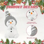 Charming Snowman Decoration Pendants for Festive Cheer - Image 4