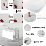 Refined Minimalist Anti-Slip Rug: Modern Home Style & Easy Care - Image 6