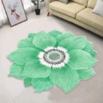 Nordic Style Living Room Decoration Flower Shape Carpet Home Non-slip Mat Luxury Rugs for Bedroom Large Area Round Cloakroom Rug - Image 4