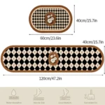 American Style Kitchen Floor Mat Non-slip Washable Household Long Rugs Water-absorbing Oil-absorbing Pad Premium Kitchen Carpet - Image 6