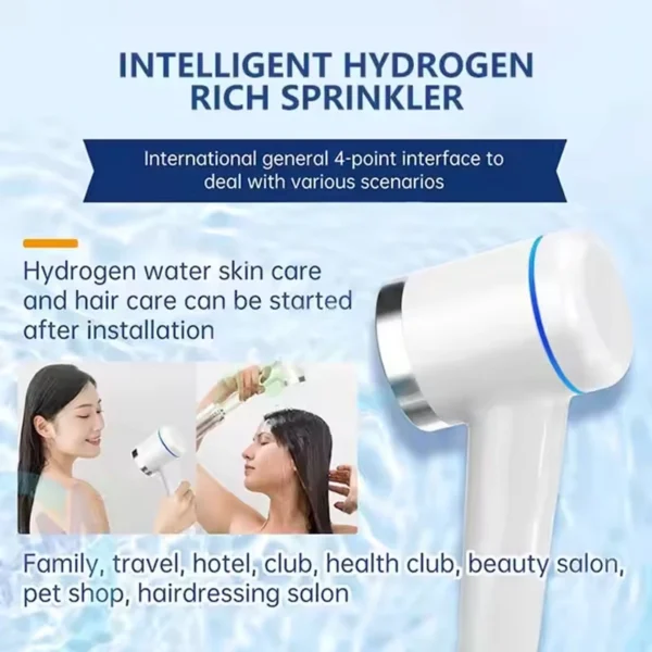 Anti-aging Hydrogen Enriched Water Showerhead Bath Shower Faucets Showers PSE/PEM Molecular Hydrogen Shower Head Filter