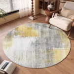 Custom Round Rug: Modern 3 D Abstract, Non-Slip, Washable! - Image 3