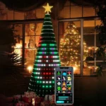 RGB Christmas Tree Star Lights with Remote Control Magic