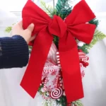 Festive Non-Woven Christmas Bows for Holiday Decor - Image 6