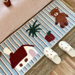 VIKAMA Cartoon Waterproof Area Rug for Home & Hotel Use - Image 3