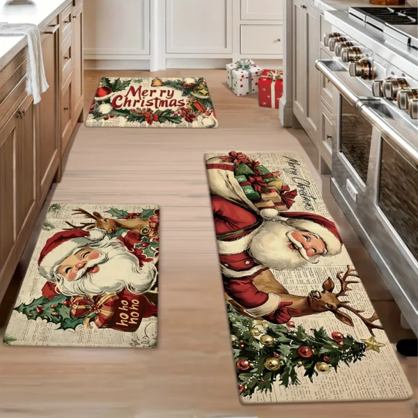 Elegant Anti-Slip Polyester Floor Mat for Stylish Homes
