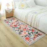 Floral Waterproof Kitchen Mat - Anti-Slip, Machine Washable - Image 3