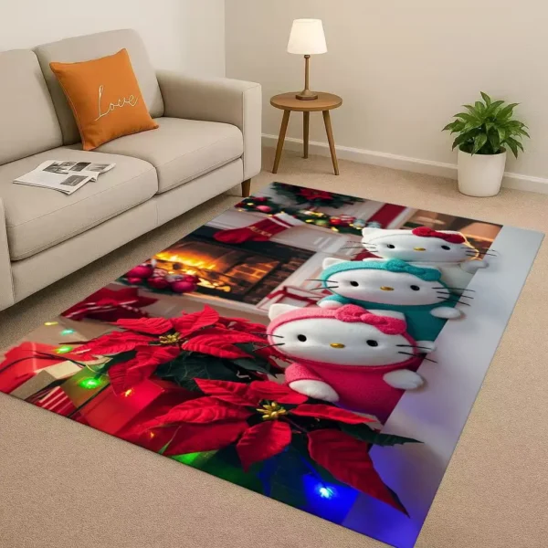 Vibrant Cartoon Persian Rug - Anti-Slip, Cozy & Customizable