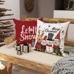 Festive Non-Woven Pillowcase for Christmas & New Year Decor - Image 6