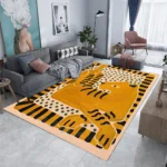 Customizable Anti-Slip Animal Print Floor Mat for Home Use - Image 2