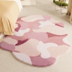 Customizable Modern Geometric Polyester Carpet for Any Space - Image 3