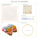 DIY Punch Needle Embroidery Kit for Beginners - Craft Your Art - Image 4