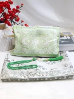 Elegant Floral Muslim Prayer Mat - Comfortable & Anti-Slip - Image 6