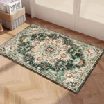 VIKAMA American Persian Machine Washable Carpet Low Pile Soft Non-Slip Welcome Doormat Home Decor Bathroom Kitchen Rug - Image 2
