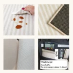 Indulge in Plush Comfort! Modern Round Striped Living Room Rug - Image 6