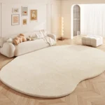 Custom Minimalist Polyester Rug - Soft, Washable & Non-Slip