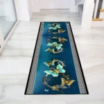 VIKAMA Floral Anti-Slip Area Rug - Durable & Stylish Home Decor - Image 4