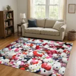 Vibrant Cartoon Persian Rug - Anti-Slip, Cozy & Customizable - Image 4