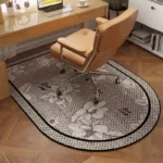 VIKAMA Study Chair Rug Anti-slip and Wear-resistant Floor Protection Pad Office Computer Chair Bedroom Floor Mat Home Decoration