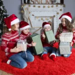 Vibrant Red Round Rug: Ultra-Soft Fluffy Comfort! - Image 3