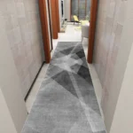 Elevate Your Hallway: Modern Geometric Washable Runner Rug - Image 5